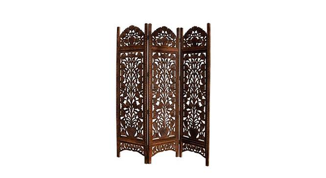 Marguerite Solid Wood Room Divider (Brown) by Urban Ladder - Front View Design 1 - 657000