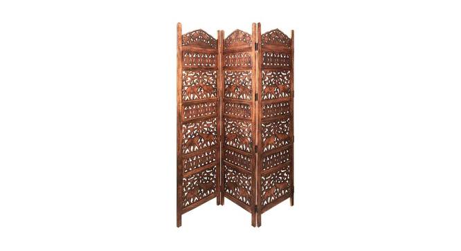 Sally Solid Wood Room Divider (Brown) by Urban Ladder - Front View Design 1 - 657002