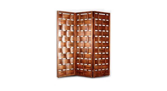 Sylvia Solid Wood Room Divider (Brown) by Urban Ladder - Front View Design 1 - 657004