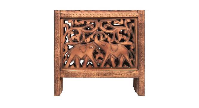Sally Solid Wood Room Divider (Brown) by Urban Ladder - Design 1 Side View - 657015