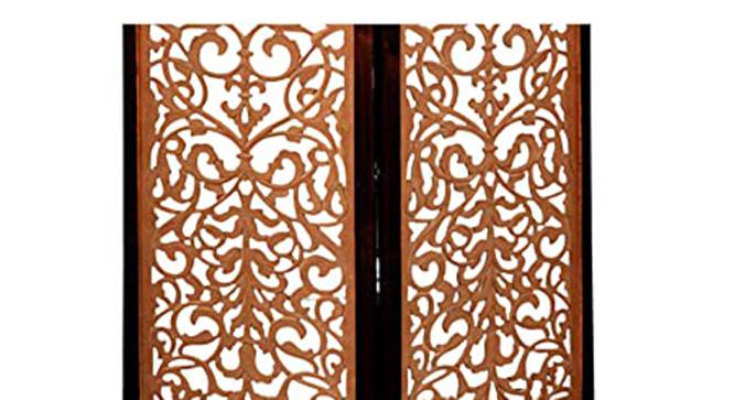 Bertha Solid Wood Room Divider (Brown) by Urban Ladder - Design 1 Side View - 657020