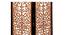Bertha Solid Wood Room Divider (Brown) by Urban Ladder - Design 1 Side View - 657020