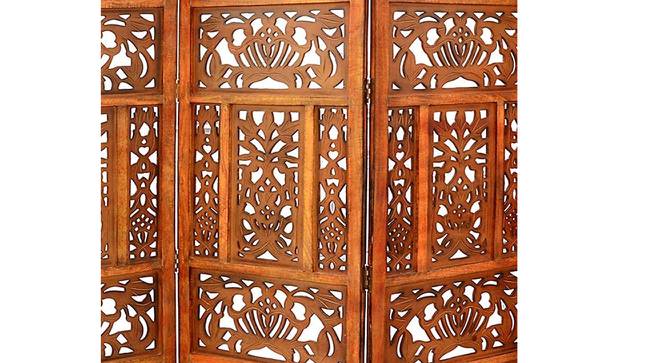 Francoise Solid Wood Room Divider (Brown) by Urban Ladder - Design 1 Side View - 657024