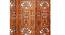 Francoise Solid Wood Room Divider (Brown) by Urban Ladder - Design 1 Side View - 657024