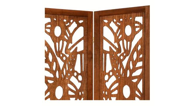 Irene Solid Wood Room Divider (Brown) by Urban Ladder - Design 1 Side View - 657026