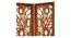 Irene Solid Wood Room Divider (Brown) by Urban Ladder - Design 1 Side View - 657026