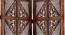Nelly Solid Wood Room Divider (Brown) by Urban Ladder - Design 1 Side View - 657029