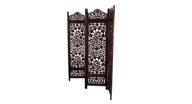 Pearl Solid Wood Room Divider (Brown) by Urban Ladder - Design 1 Side View - 657030