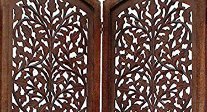 Rosalyn Solid Wood Room Divider (Brown) by Urban Ladder - Design 1 Side View - 657031