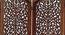 Rosalyn Solid Wood Room Divider (Brown) by Urban Ladder - Design 1 Side View - 657031