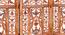 Sigrid Solid Wood Room Divider (Brown) by Urban Ladder - Design 1 Side View - 657032