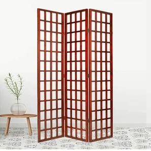 Room Divider Design Solid Wood Room Divider in Brown Colour