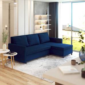 Sofa Cum Bed In Belgaum Design Wego 3 Seater Sofa cum Bed In Navy Blue Colour