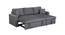 Doozy 3 Seater Sofa cum Bed with Storage (Grey) by Urban Ladder - Design 1 Side View - 657311