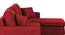 Doozy 3 Seater Sofa cum Bed with Storage (Red) by Urban Ladder - Rear View Design 1 - 657316