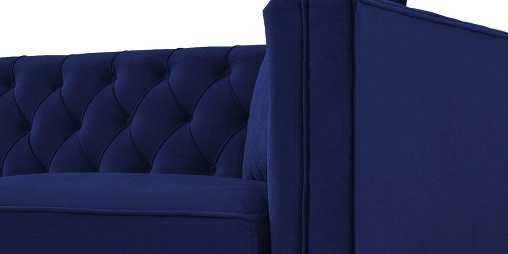 Haruko Fabric Sofa Navy Blue Urban Ladder