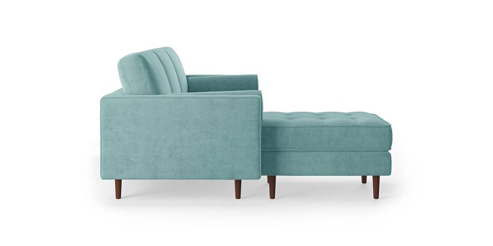 Bipro Sectional Fabric Sofa Turquoise light Urban Ladder