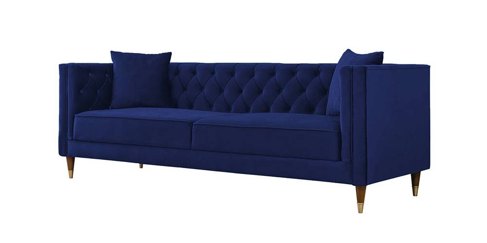Haruko Fabric Sofa Navy Blue Urban Ladder
