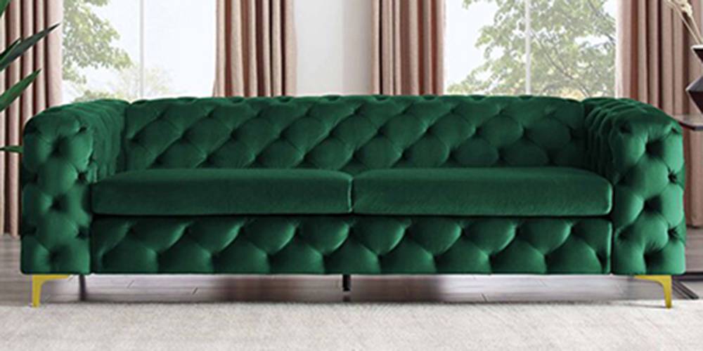 Cherish Fabric Sofa - Green by Urban Ladder - - 