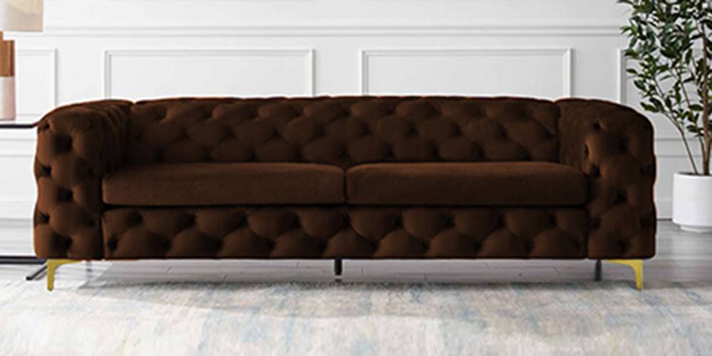 Cherish Fabric Sofa - Brown by Urban Ladder - - 