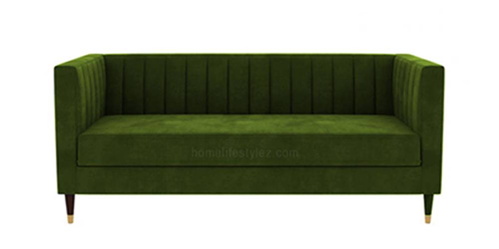 Loris Fabric Sofa - Light Green by Urban Ladder - - 