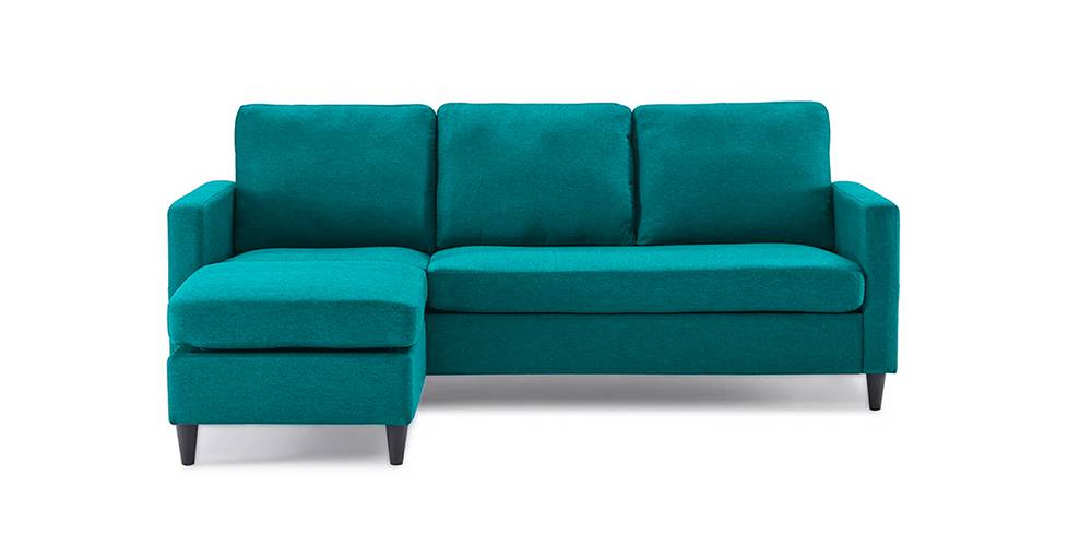 Monznij Sectional Fabric Sofa Turquoise Urban Ladder