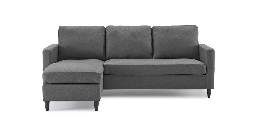 Monznij Sectional Fabric Sofa Grey Urban Ladder