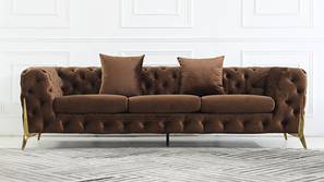 Norman Fabric Sofa - Brown