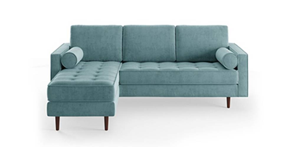 Bipro Sectional Fabric Sofa Turquoise light Urban Ladder