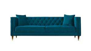 Haruko Fabric Sofa - Blue