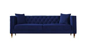 Haruko Fabric Sofa - Navy Blue