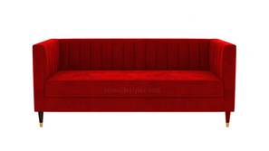 Loris Fabric Sofa - Red
