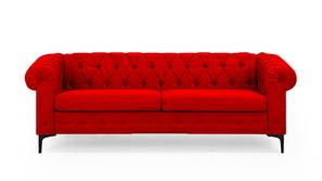 Rolex Fabric Sofa - Red