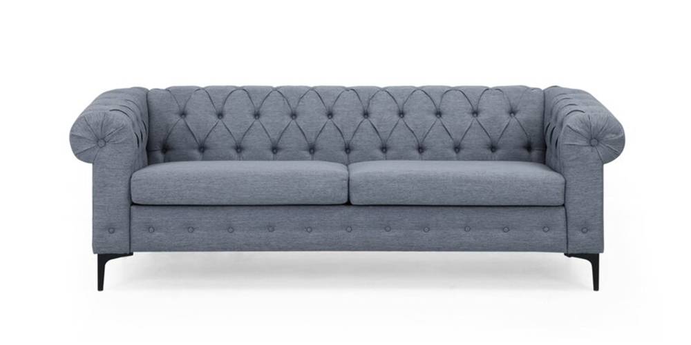 Rolex Fabric Sofa - Grey by Urban Ladder - - 