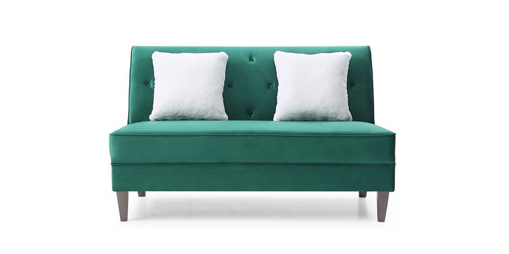 Seltos Fabric Sofa - Green by Urban Ladder - - 