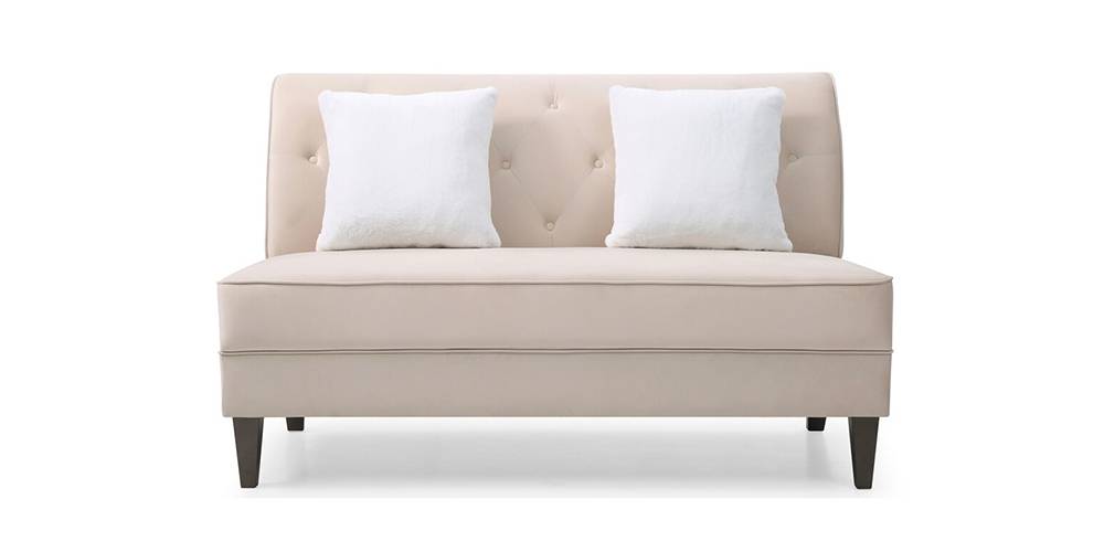 Seltos Fabric Sofa - Cream by Urban Ladder - - 
