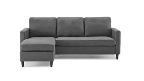 Monznij Sectional Fabric Sofa - Grey