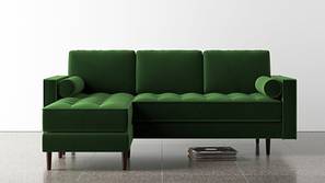 Bipro Sectional Fabric Sofa - Green