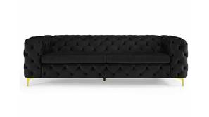 Cherish Fabric Sofa (Black)