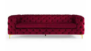 Cherish Fabric Sofa (Maroon)