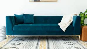Alpha Fabric Sofa - Blue