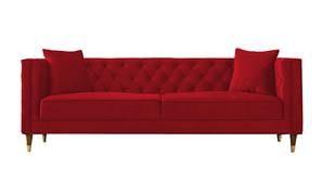 Haruko Fabric Sofa - Red