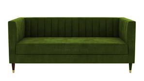 Loris Fabric Sofa - Light Green