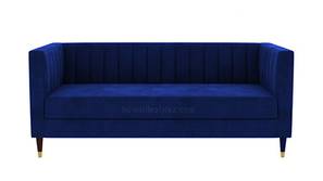 Loris Fabric Sofa - Navy Blue