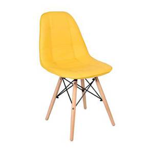 Yellow Chair Design Maxime Leatherette Study Chair in Yellow Colour