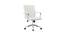 Goris Leatherette Swivel Study Chair in White Colour (White) by Urban Ladder - Front View Design 1 - 657873