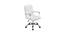 Wanetta Leatherette Swivel Study Chair in White Colour (White) by Urban Ladder - Front View Design 1 - 657879