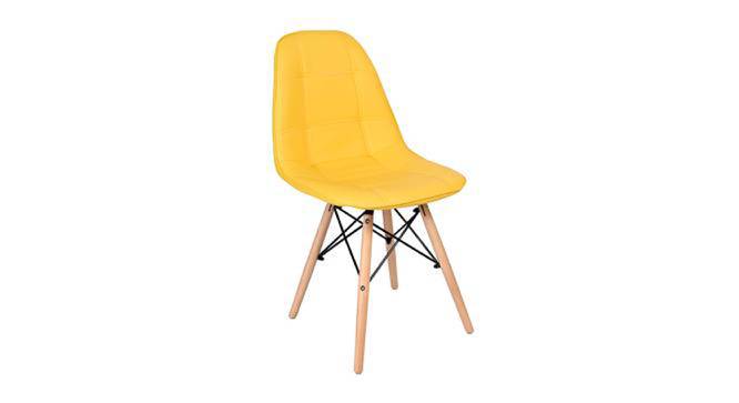 Maxime Leatherette Swivel Study Chair in Yellow Colour (Yellow) by Urban Ladder - Front View Design 1 - 657885
