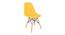 Maxime Leatherette Swivel Study Chair in Yellow Colour (Yellow) by Urban Ladder - Front View Design 1 - 657885