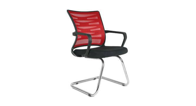 Shirlyn Leatherette Swivel Study Chair in White Colour (White) by Urban Ladder - Front View Design 1 - 657887